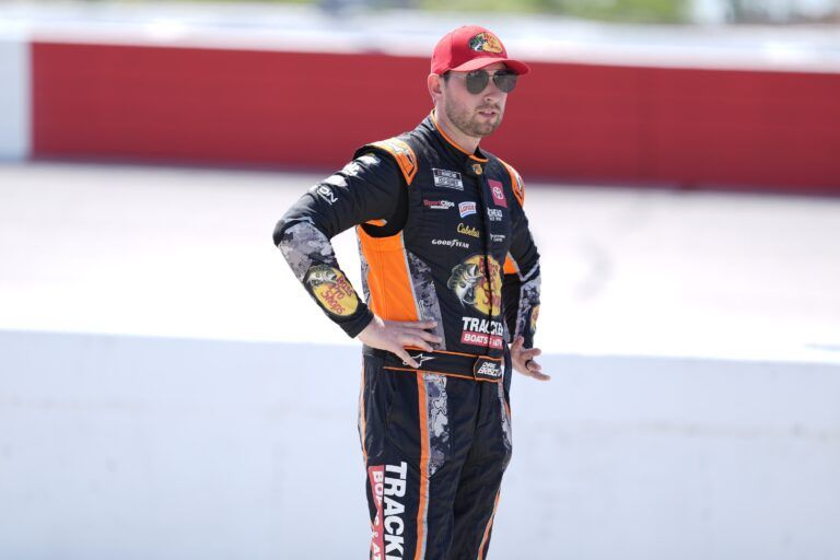 NASCAR Cup Series driver Chase Briscoe (19) at Darlington Raceway.