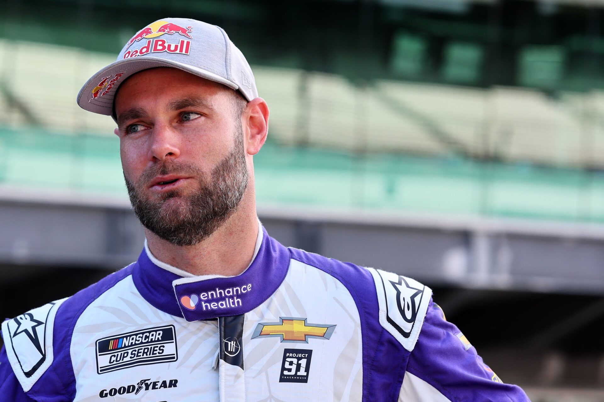NASCAR Cup Series driver Shane Van Gisbergen (91) during practice for the Verizon 200 at the Brickyard at Indianapolis Motor Speedway Road Course.