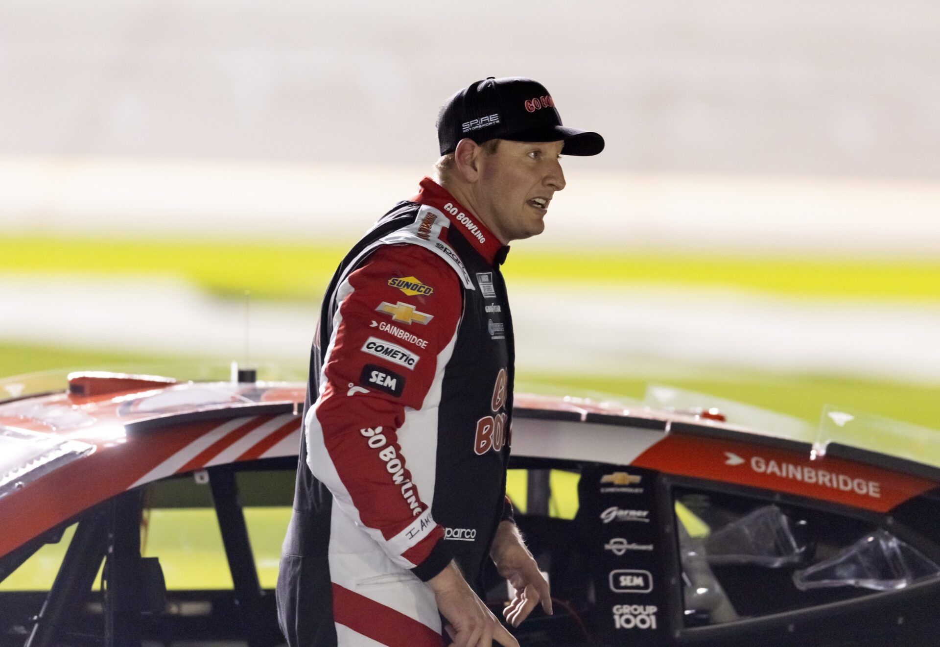 NASCAR Cup Series driver Michael McDowell (71) during qualifying for the Daytona 500 at Daytona International Speedway.