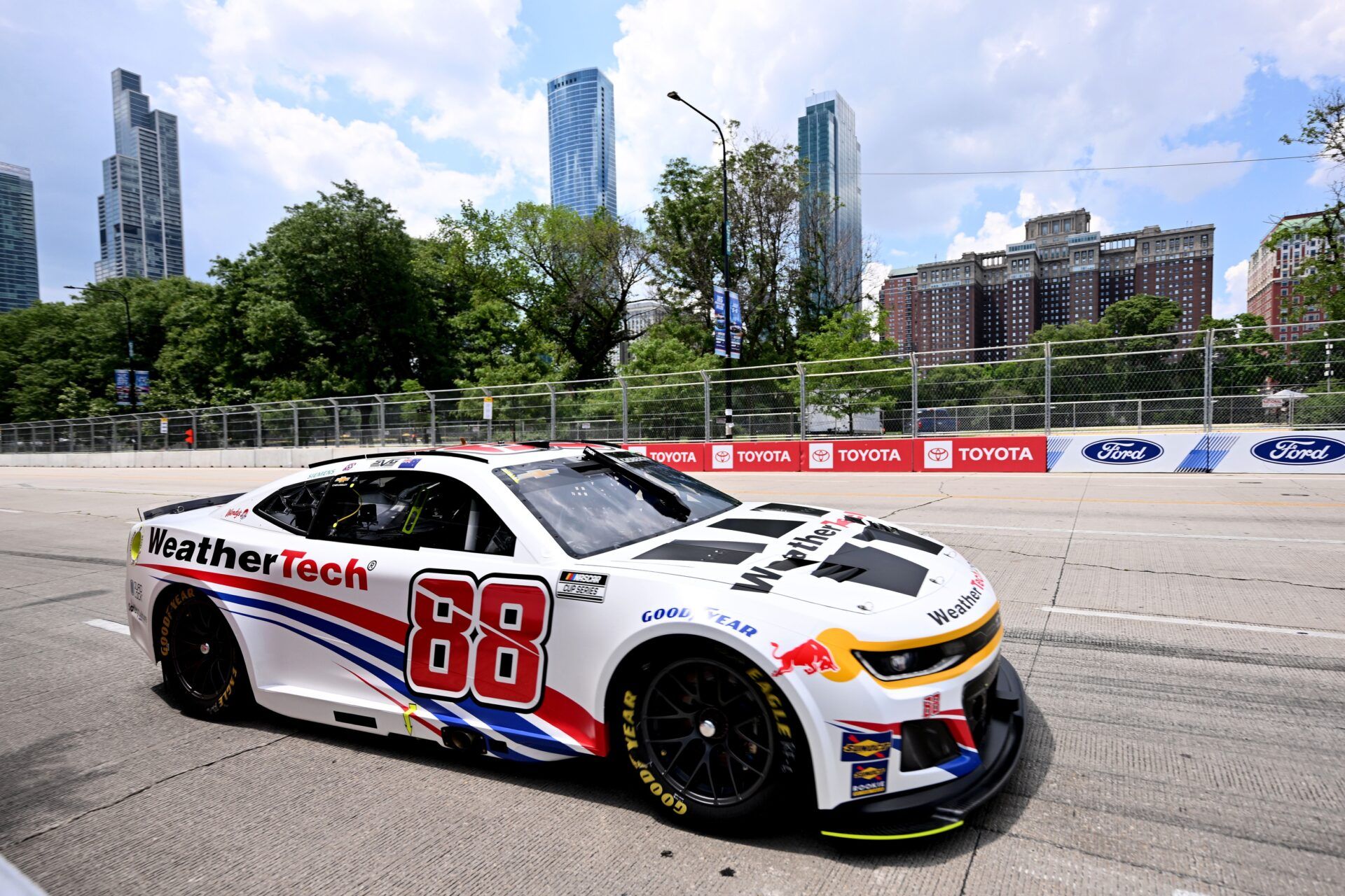 NASCAR Cup Series driver Shane Van Gisbergen (88) during qualifying for the Grant Park 165 at Chicago Street Race.