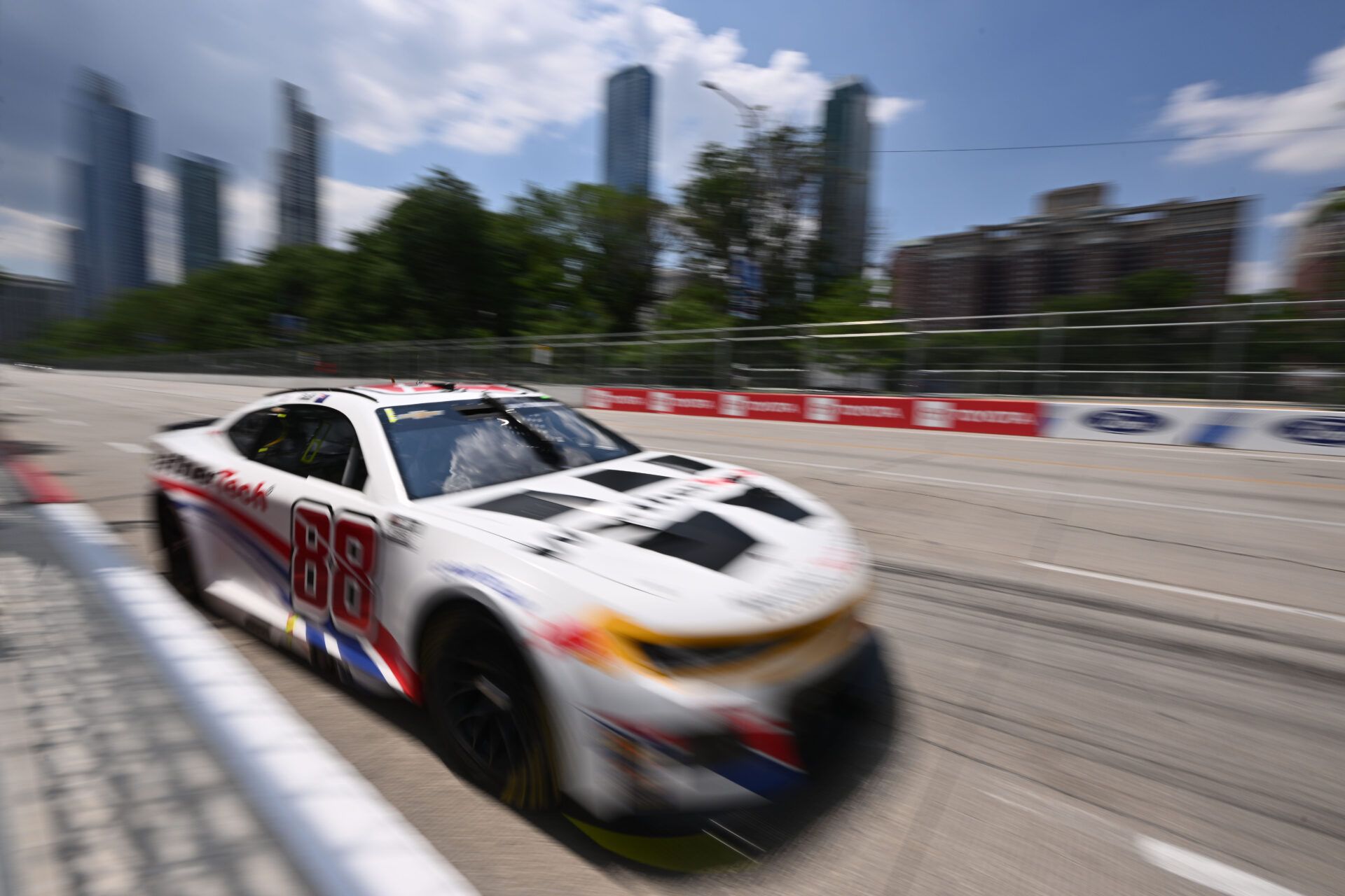 NASCAR Cup Series driver Shane Van Gisbergen (88) during qualifying for the Grant Park 165 at Chicago Street Race.