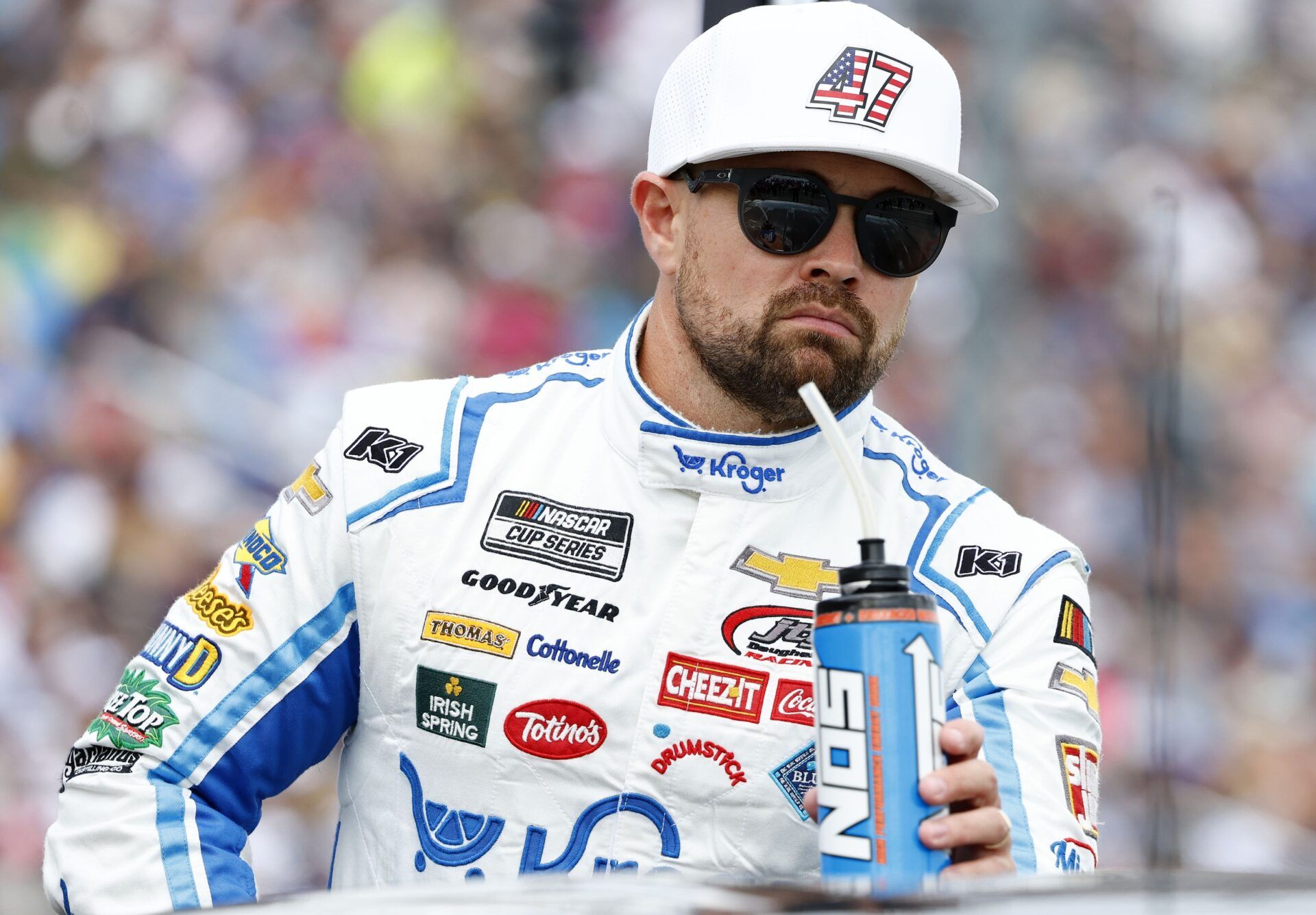NASCAR Cup Series driver Ricky Stenhouse Jr. (47) during driver introductions before the start of the Daytona 500 at Daytona International Speedway.