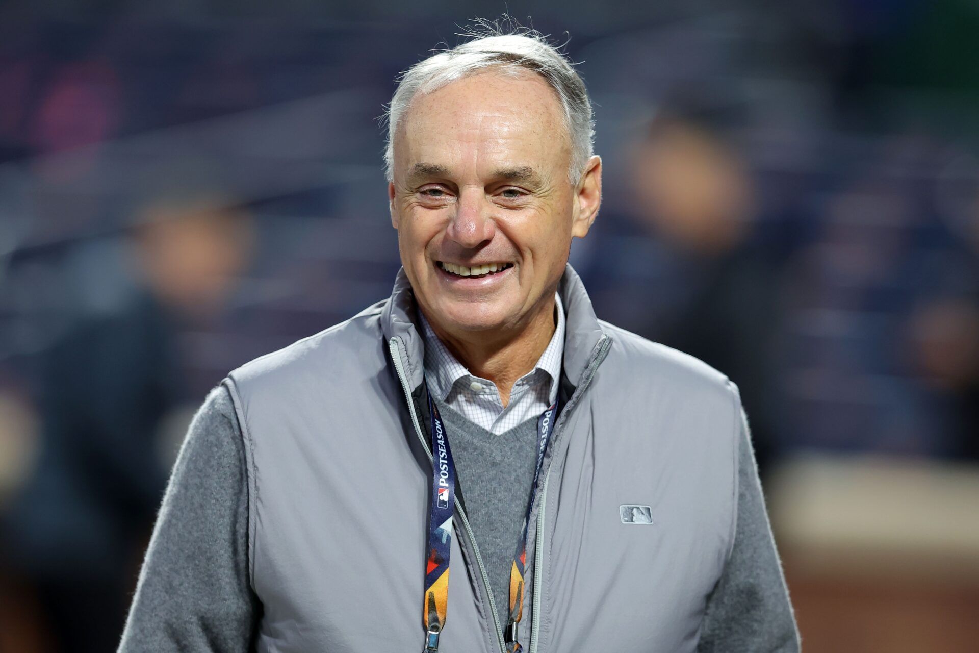 MLB Commissioner Rob Manfred before game three of the NLCS for the 2024 MLB playoffs at Citi Field.