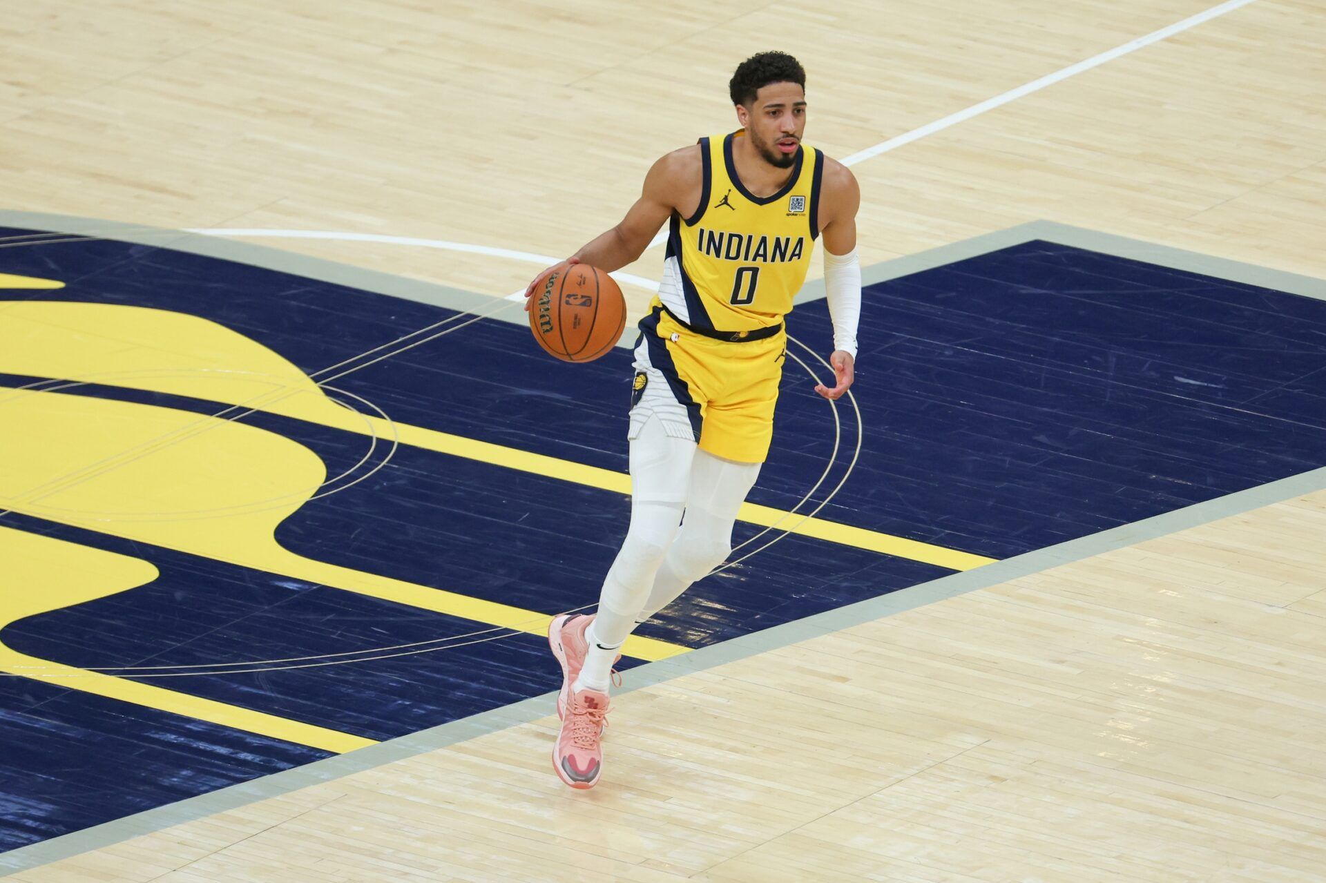 h*l様 Indiana Pacers Haliburton GameJerse Tyrese Haliburton Indiana Pacers 2024-2025 Game Worn Icon