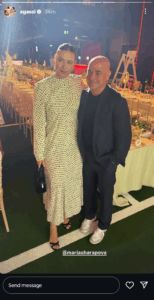 Andre Agassi with Maria Sharapova