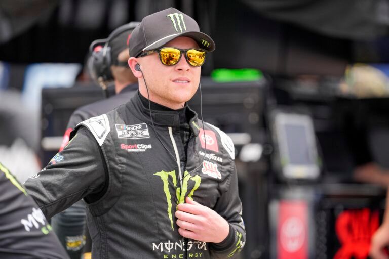 NASCAR Cup Series driver Ty Gibbs (54) during qualifying at Charlotte Motor Speedway.