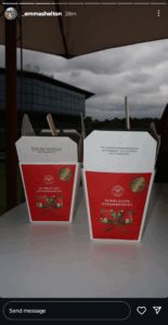 Wimbledon strawberry boxes