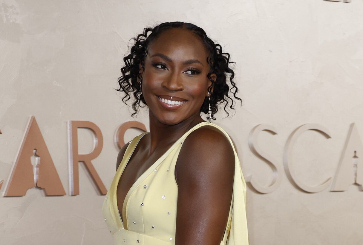 Coco Gauff on the red carpet at the 97th Oscars at the Dolby Theatre at Ovation Hollywood in Los Angeles on Sunday, March 2, 2025.