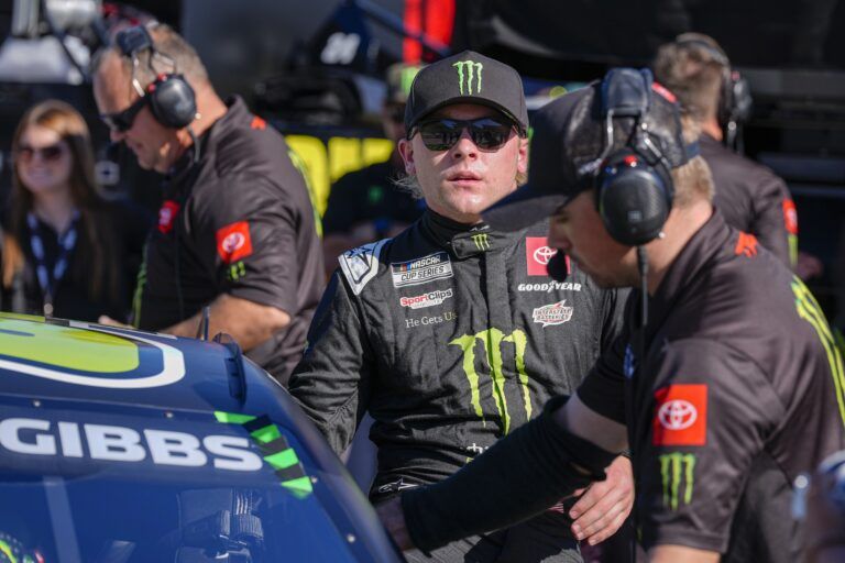 NASCAR Cup Series driver Ty Gibbs (54) during cup qualifying at Martinsville Speedway.