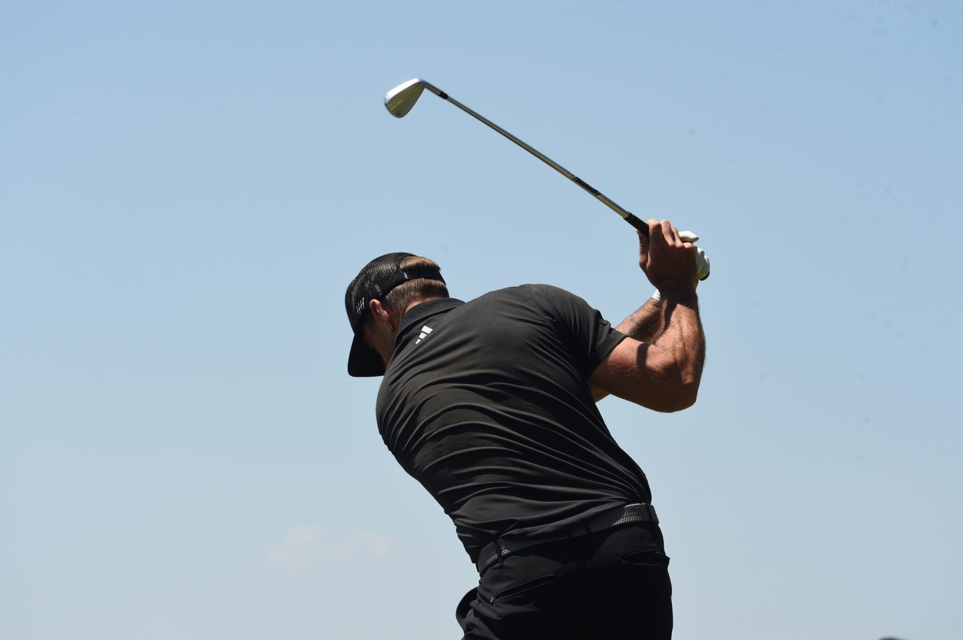 Aaron Rodgers at the American Century Celebrity Golf Championship at Edgewood Tahoe on July 11, 2025.