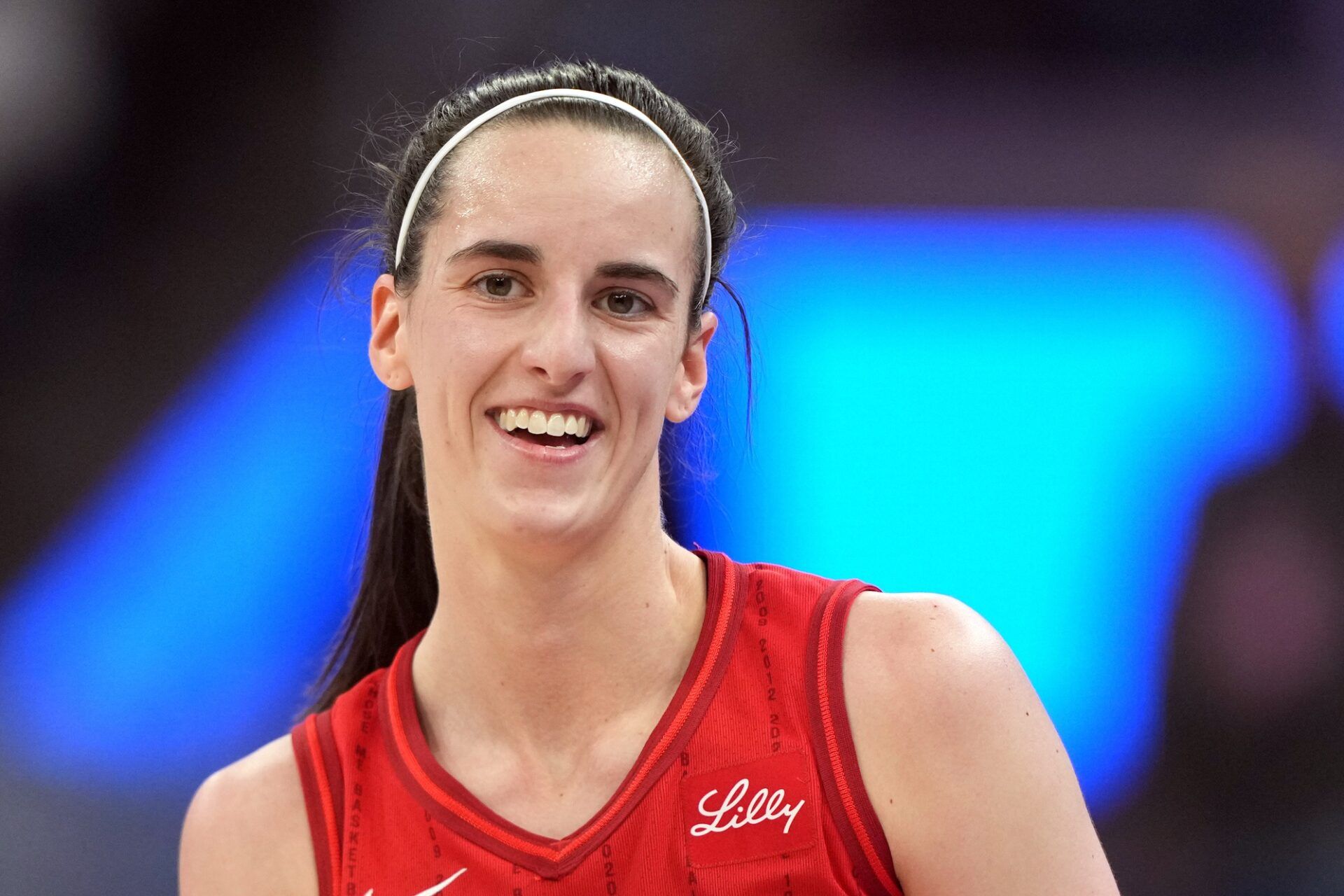Indiana Fever guard Caitlin Clark (22) during the second quarter against the Golden State Valkyries at Chase Center.