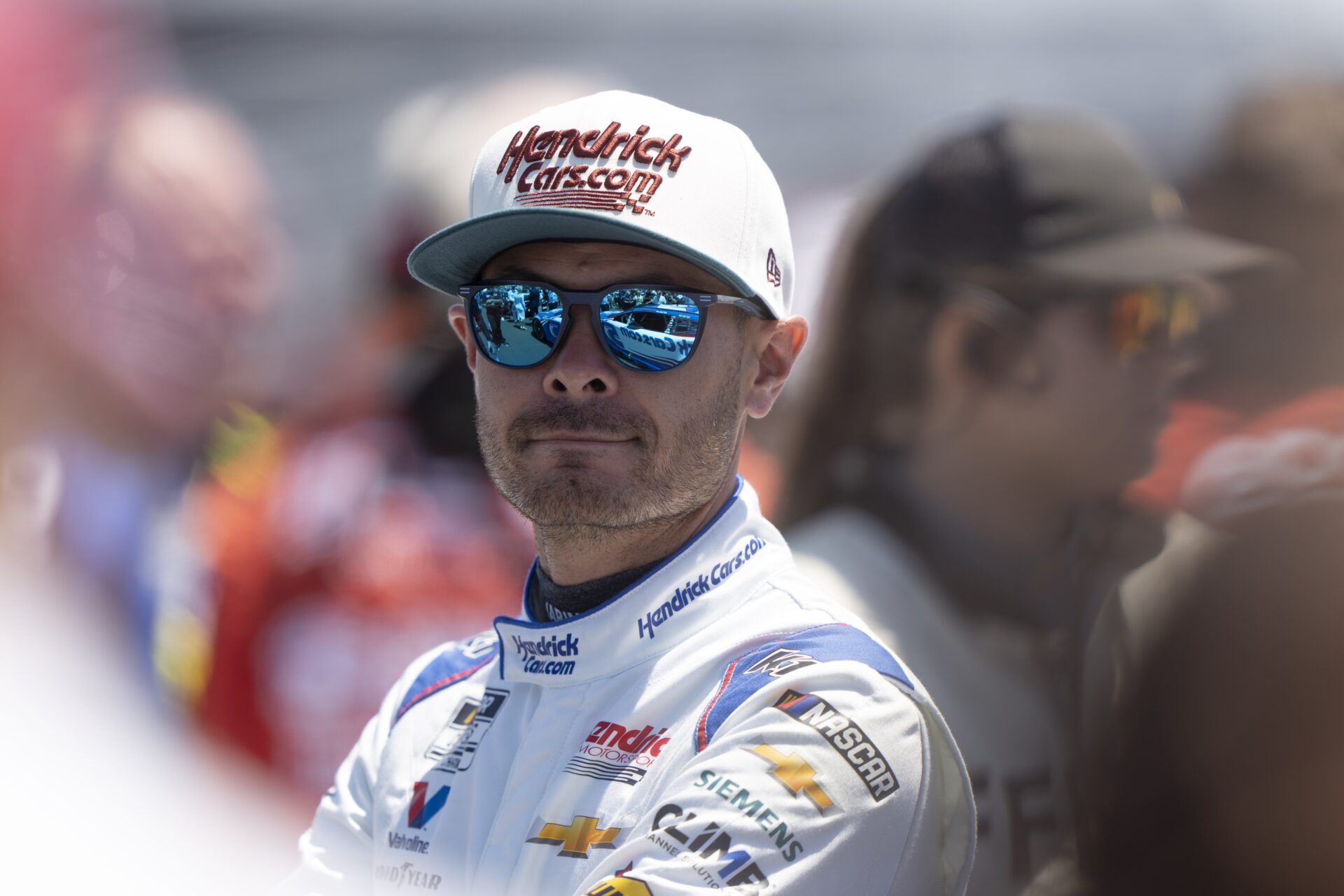 NASCAR Cup Series driver Kyle Larson (5) before the start of the race at Sonoma Raceway.