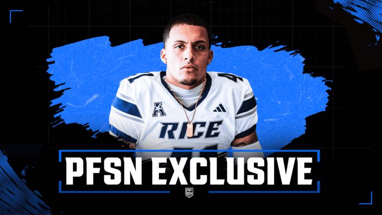 EXCLUSIVE: Rice LB Plae Wyatt Starts Comeback Year With Allstate Good Works Nomination -- "I Realize It's Not All About Me"