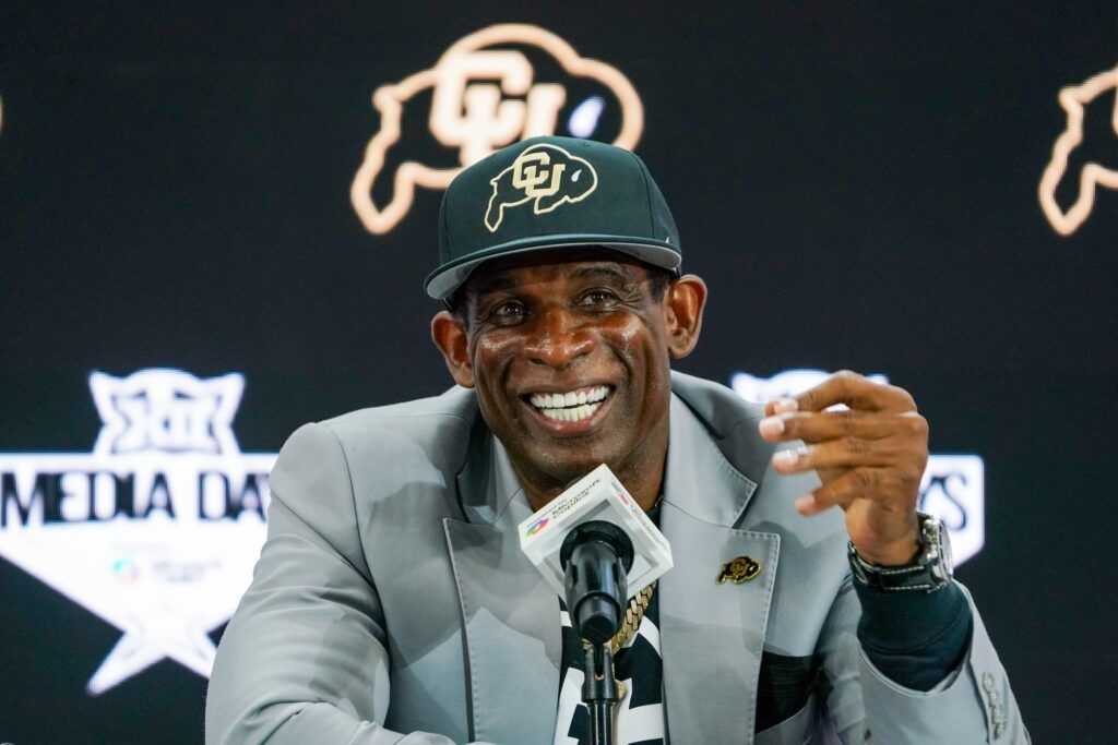 Deion Sanders Visits the Coliseum, Plays Basketball, and Hits the Cold Plunge in Viral Vlog With Son, Deion Jr. thumbnail