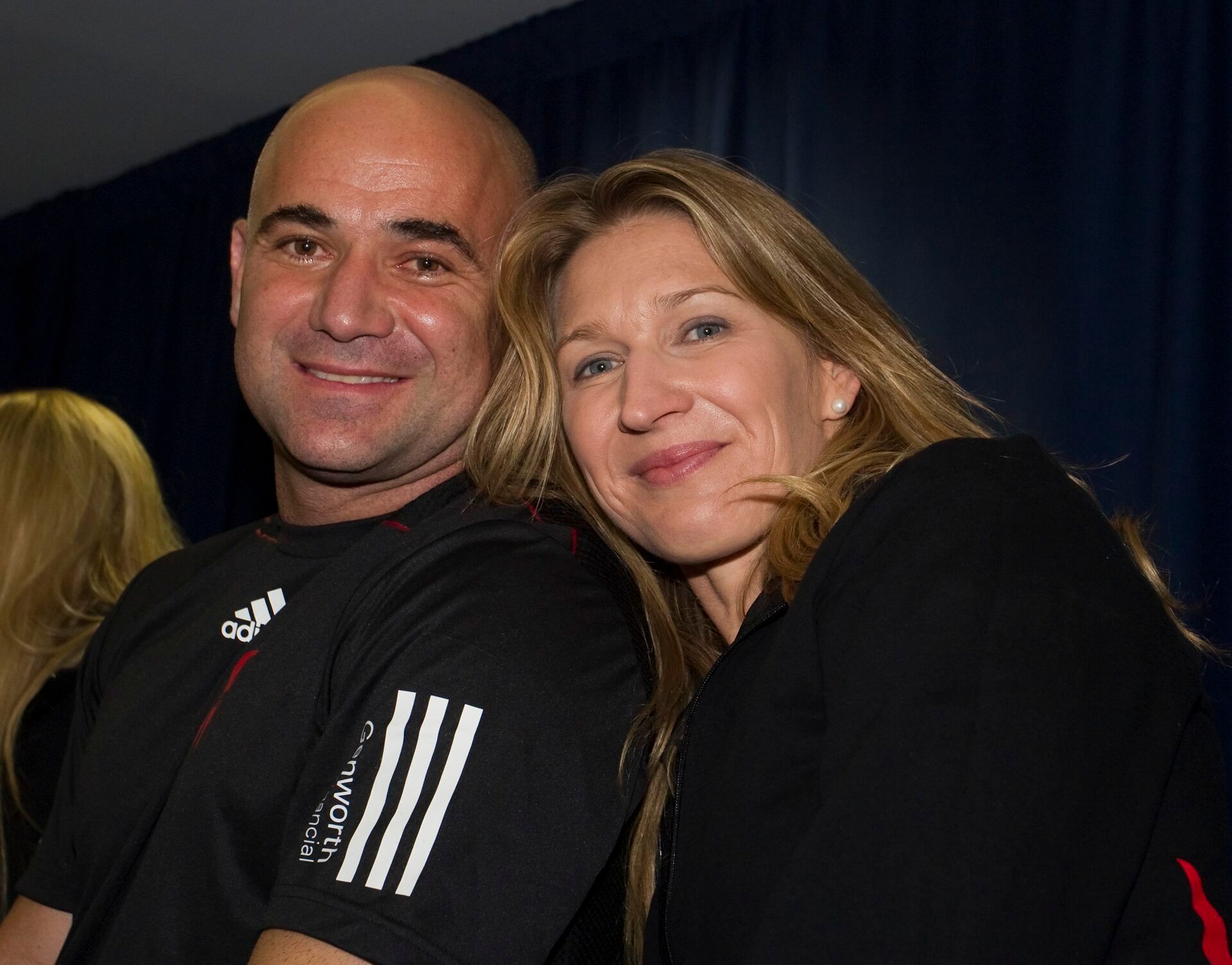 Nov. 15, 2010; Washington, D.C, USA; Andre Agassi and Steffi Graf at the WTT Smash Hits at American University.