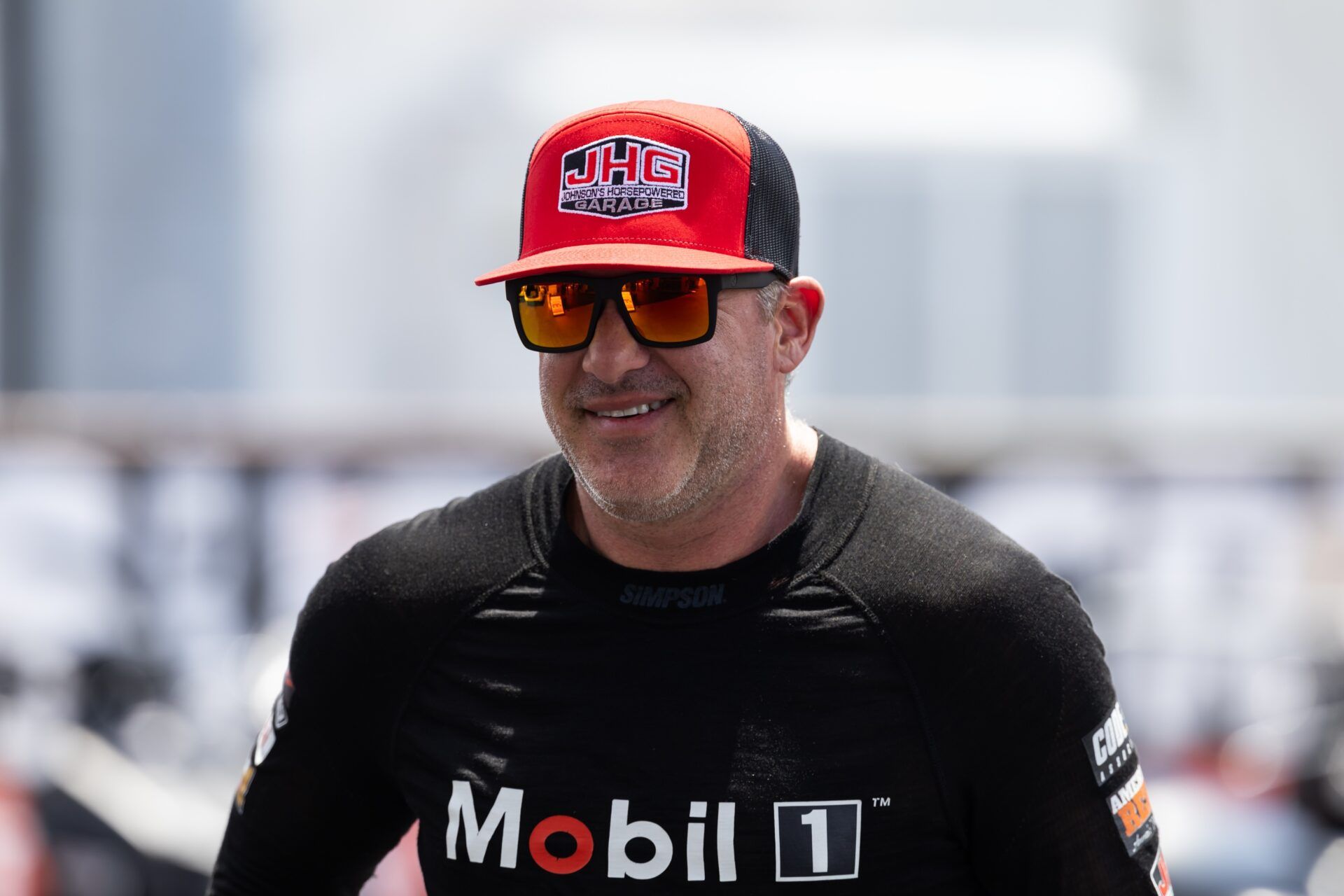 NHRA top fuel driver Tony Stewart during the Thunder Valley Nationals at Bristol Dragway.