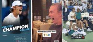 Screengrab of Katie Boulter's Instagram stories (@katiecboulter)