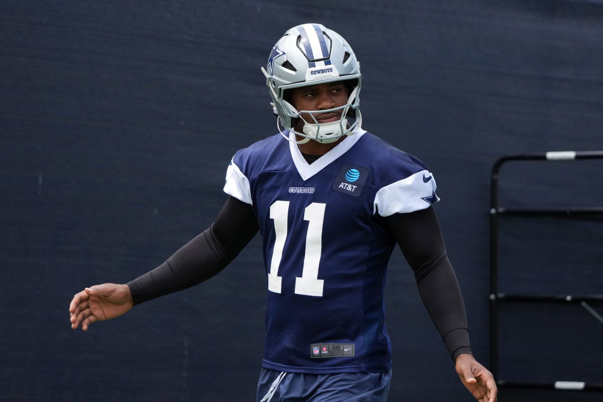 Dallas Cowboys defensive end Micah Parsons (11) during training camp at the River Ridge Fields.