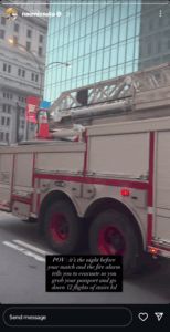 Naomi Osaka Escapes Fire Scare the Night Before Canadian Open Win Screengrab of Naomi Osaka's Instagram stories (@naomiosaka)