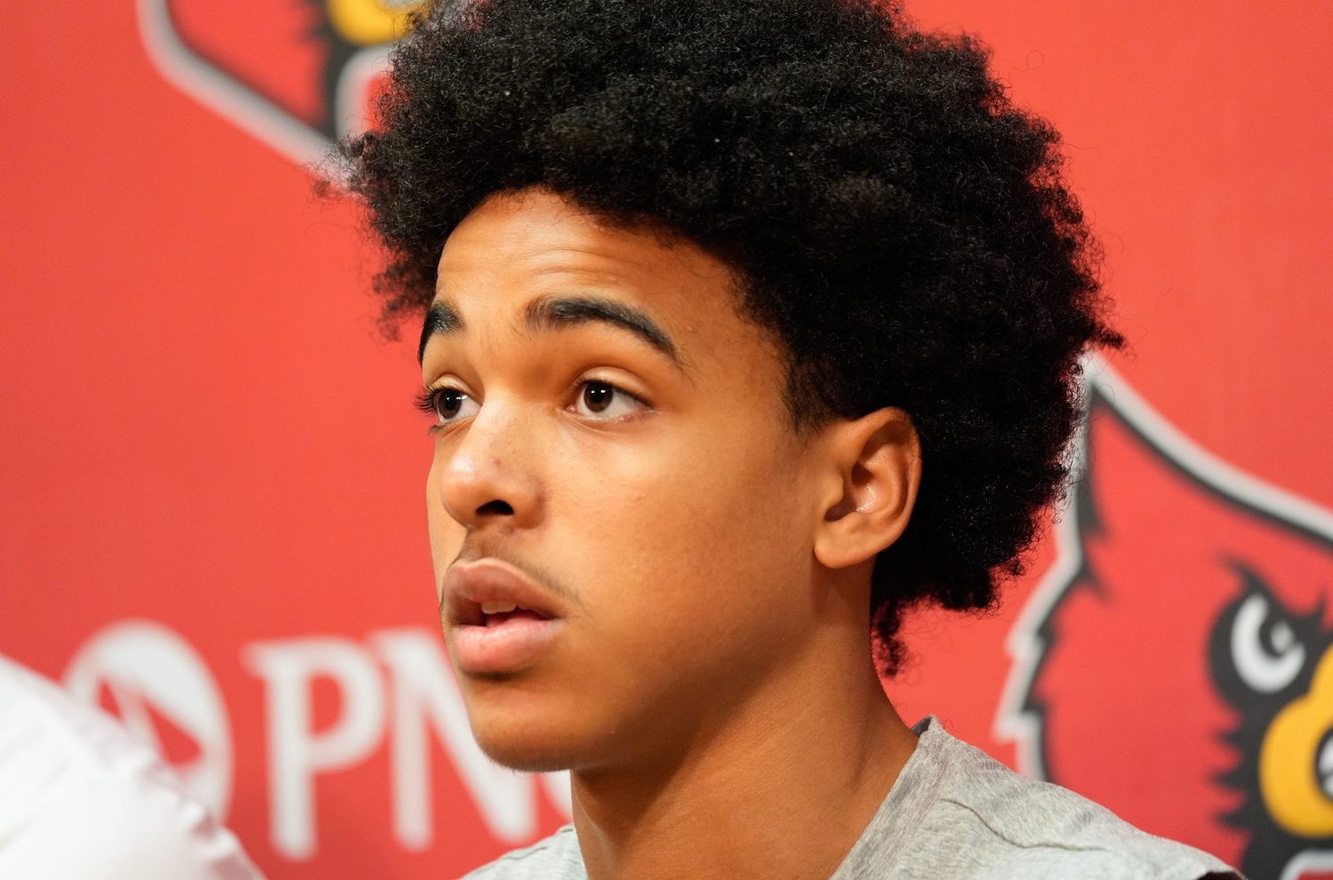 Mikel Brown Jr spoke with the media during a press conference on Wednesday, July 16, 2025