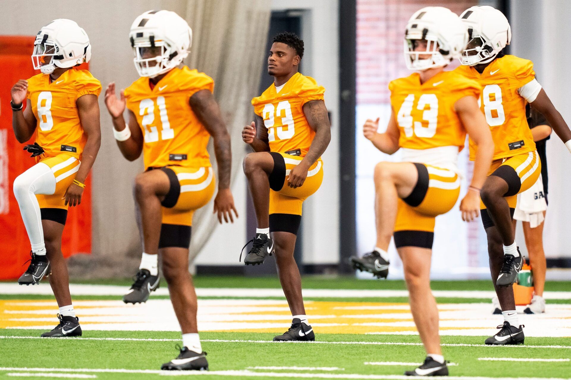 Tennessee defensive back Boo Carter (23) during Vols' football's first day of fall camp in Knoxville on July 30, 2025.