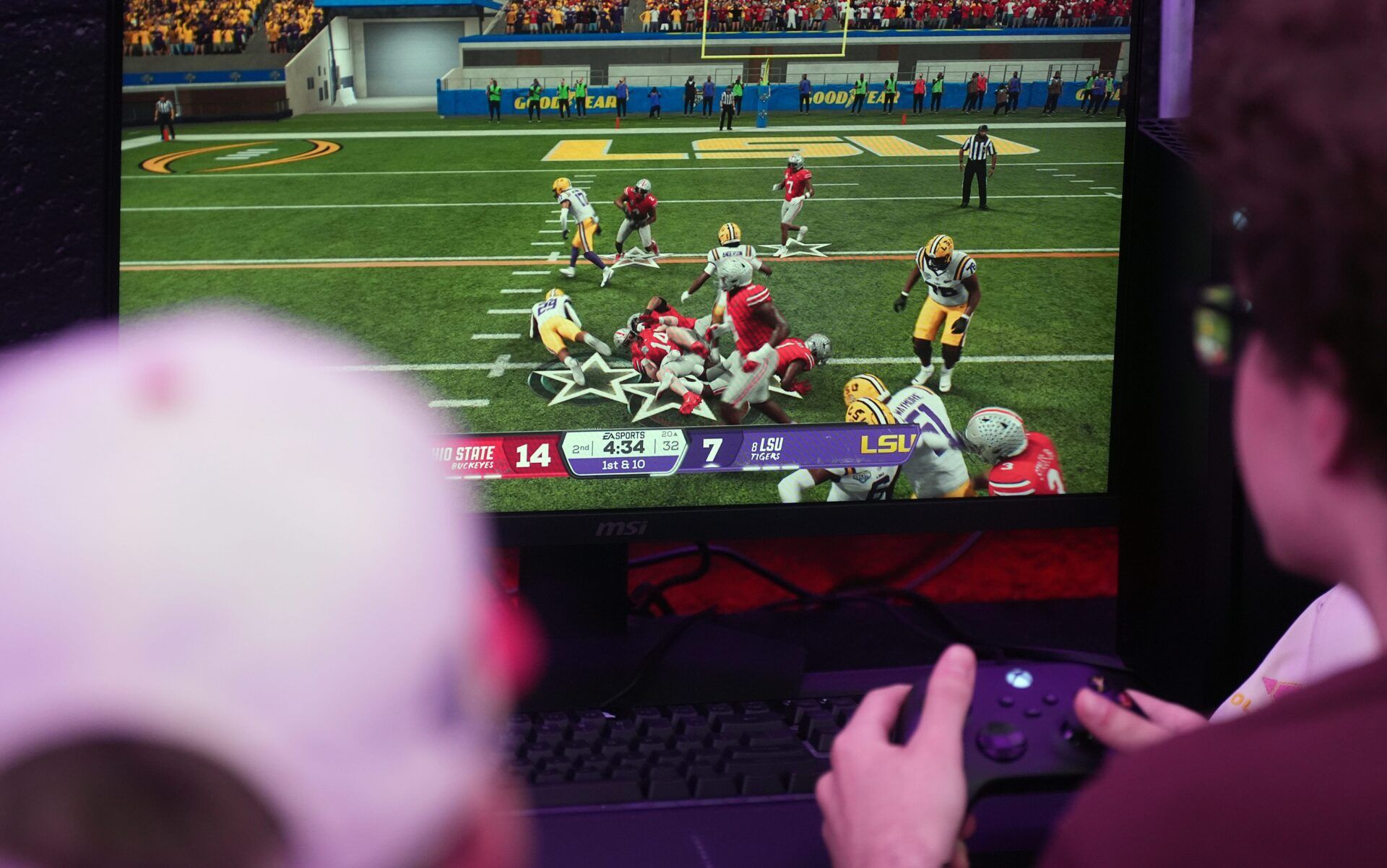 Louisville’s Miller Moss and several of his teammates stopped by Olympus Gaming Lounge to play EA Sports College Football 26 with fans for a meet and greet. 
July 11, 2025