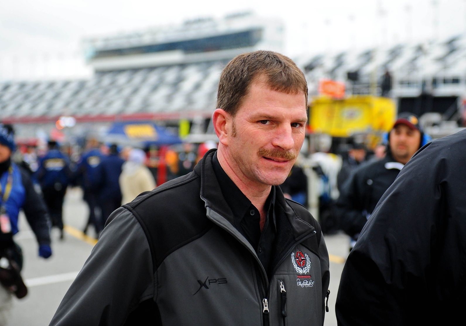 NASCAR former driver Kerry Earnhardt during practice for the Daytona 500 at Daytona International Speedway.
