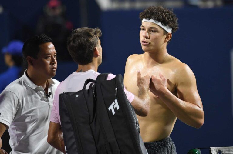 Heated Scenes Unfold As Ben Shelton and Flavio Cobolli Engage in Tense Verbal Argument at Net After Long Canadian Open Match