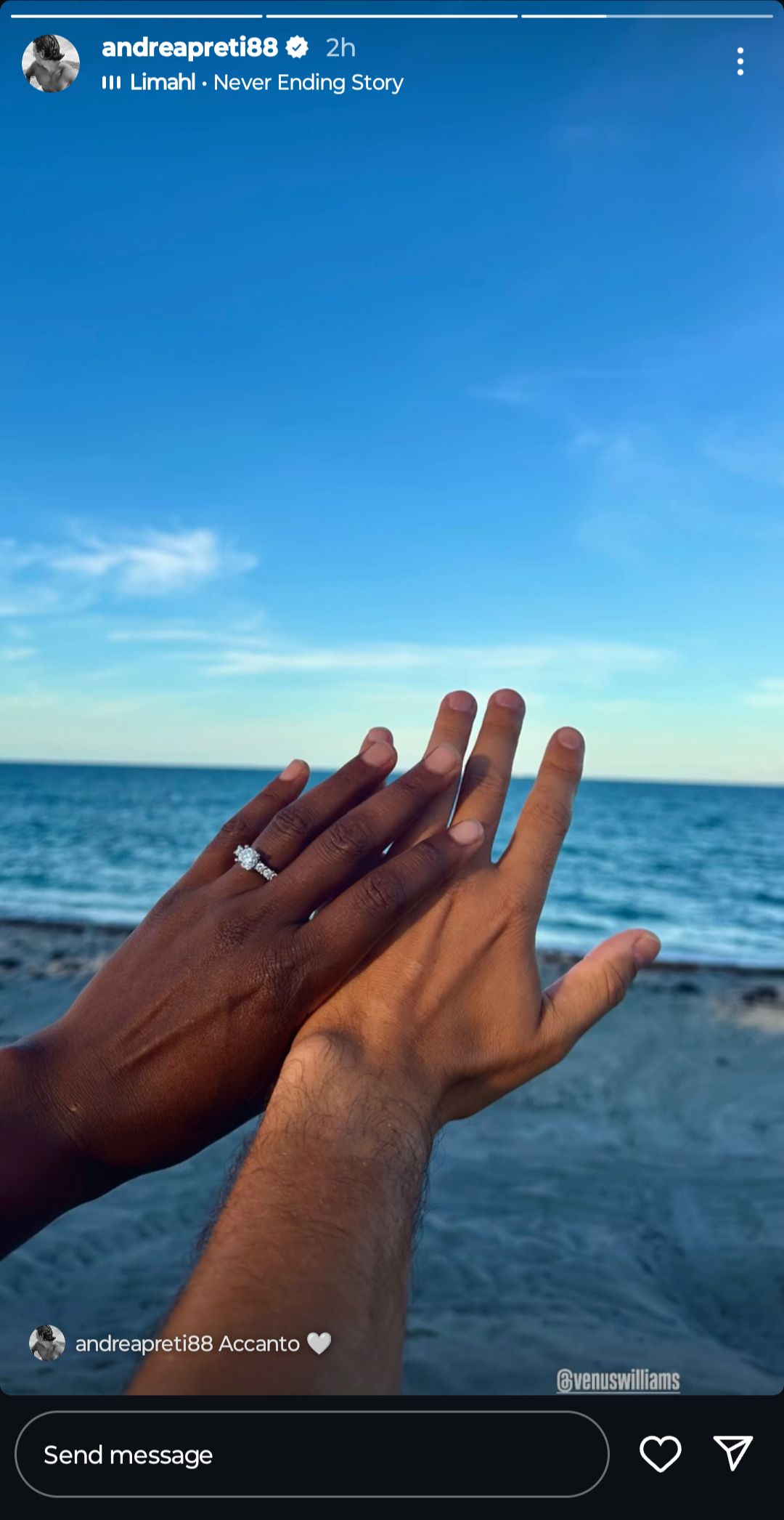 Venus Williams Flaunts Glorious Diamond Ring for the First Time As