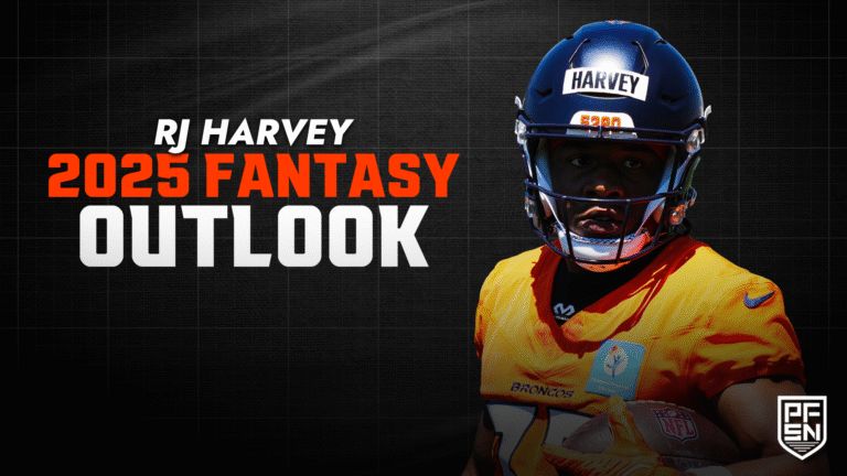 RJ Harvey Fantasy Hub: Injury Update, Start 'Em/Sit 'Em Advice, Points Projection, and Weather Impact