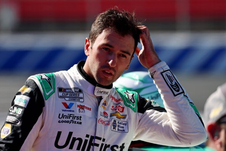 NASCAR Cup Series driver Chase Elliot (9) during practice and qualifying for the Bank of America ROVAL 400 at Charlotte Motor Speedway Road Course.