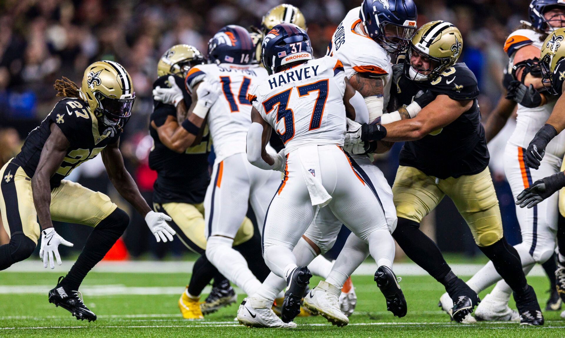 Denver Broncos vs New Orleans Saints Match Player Stats