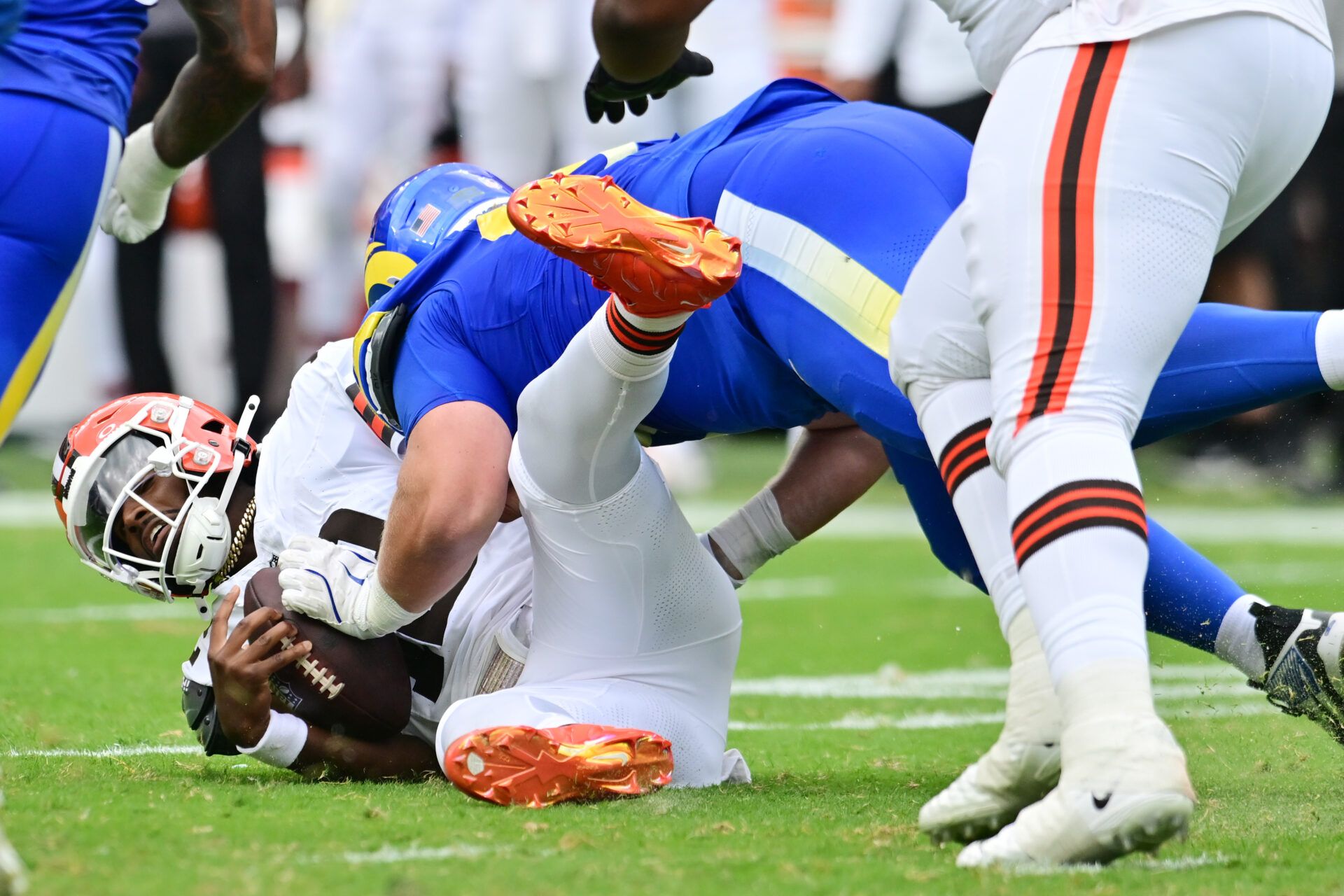 He Looks Defeated' -- NFL Fans React to Shedeur Sanders Making a Big  Mistake in Preseason vs. Rams