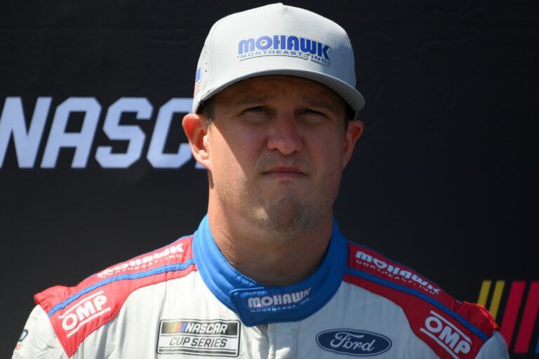 NASCAR Cup Series driver Ryan Preece (60) looks on prior to the Go Bowling at The Glen at Watkins Glen International.