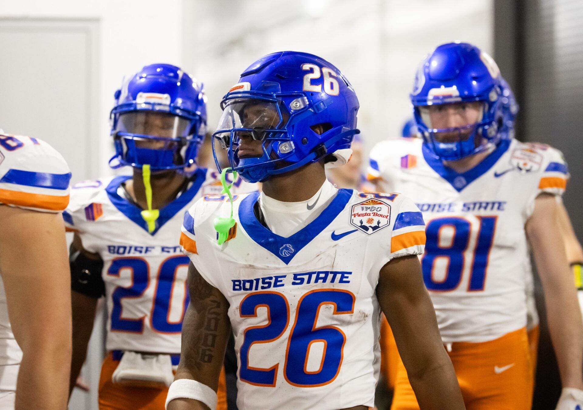 Boise State Broncos running back Sire Gaines (26) against the Penn State Nittany Lions during the Fiesta Bowl at State Farm Stadium.