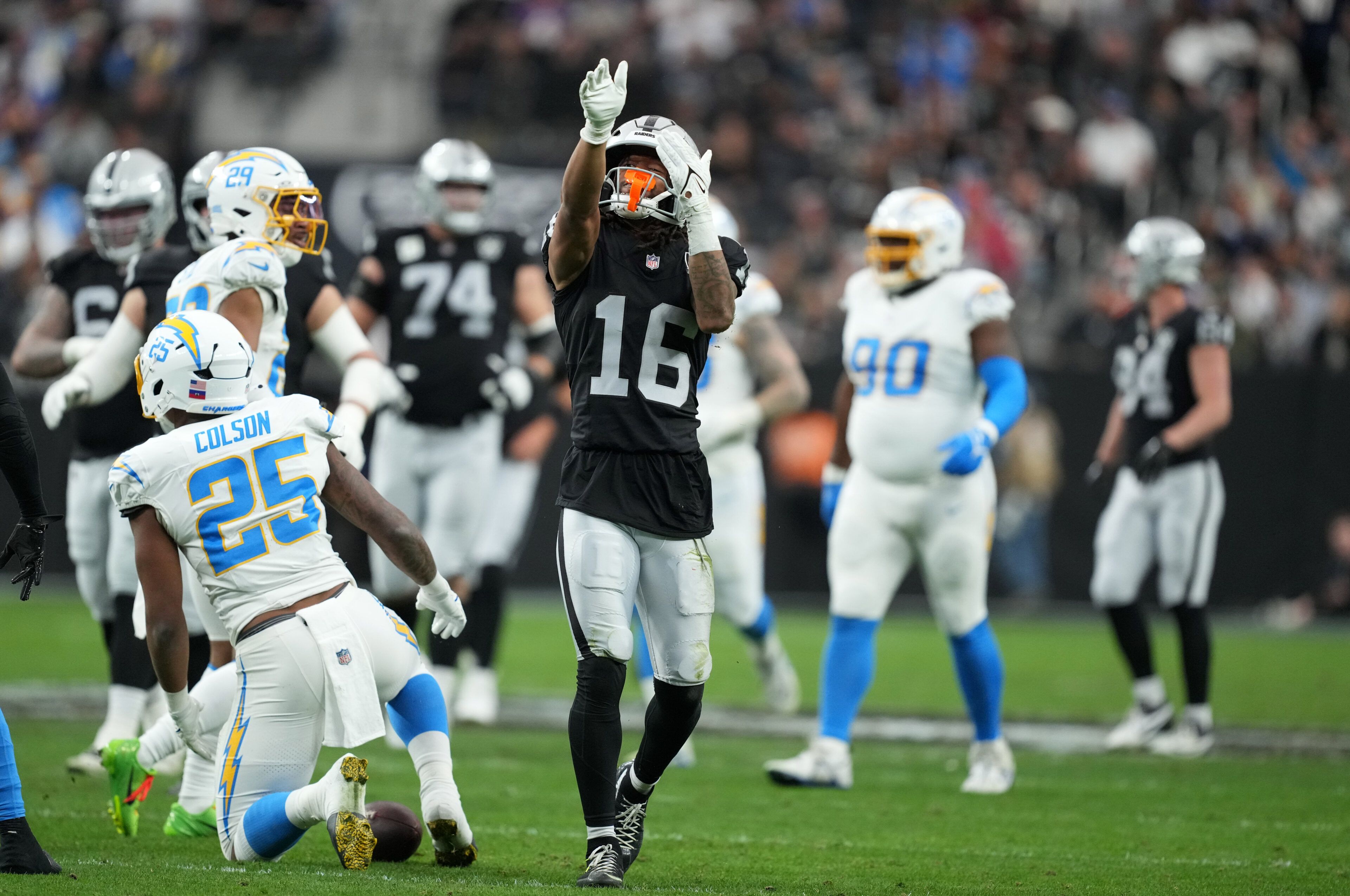 Raiders WRs: Meyers, Cooper, Bech.