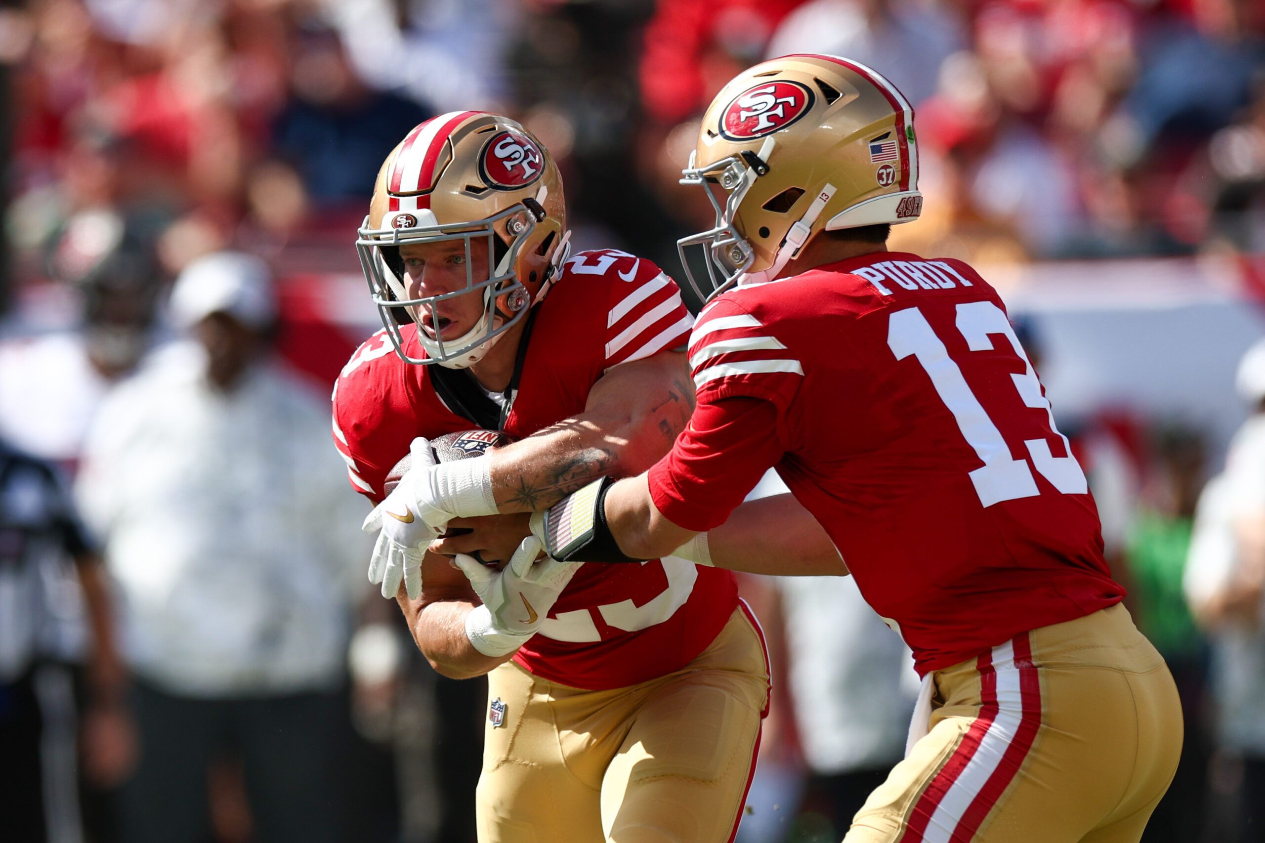 Starting Roster 49ers San Francisco 49ers Start-Sit: Week 1 Fantasy Advice for Brock Purdy ...