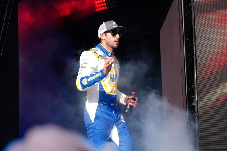 NASCAR Cup Series driver Chase Elliott (9) during the Cookouts Southern 500 at Darlington Raceway.