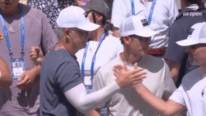 Jessica Pegula's coaching team spotted at the 2025 US Open