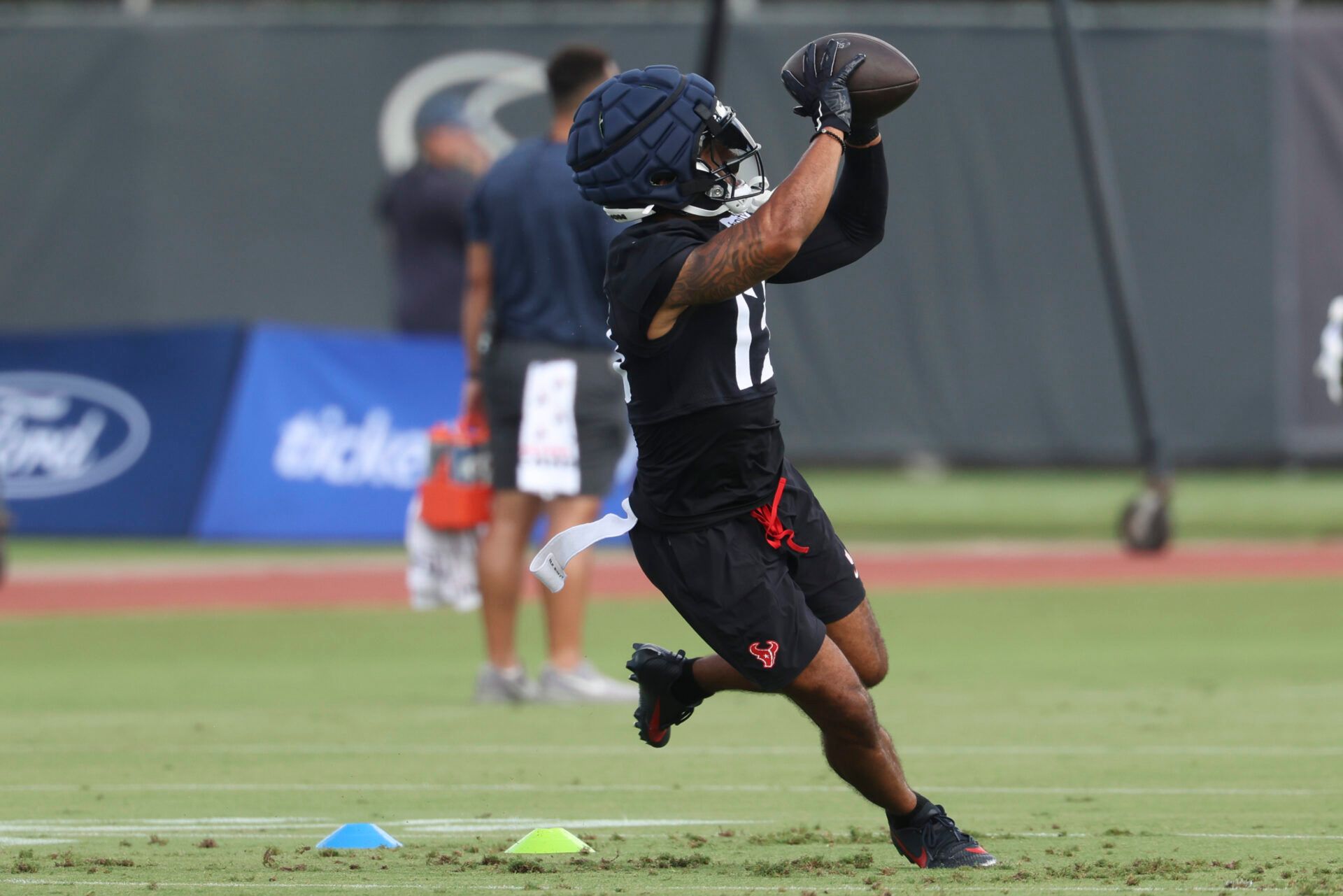 Houston Texans wide receiver Christian Kirk (13) during training camp at Houston Methodist Training Center.