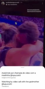 Screengrab of Aryna Sabalenka's boyfriend Georgios Frangulis' mother's Instagram stories (@anahelenapuccetti)