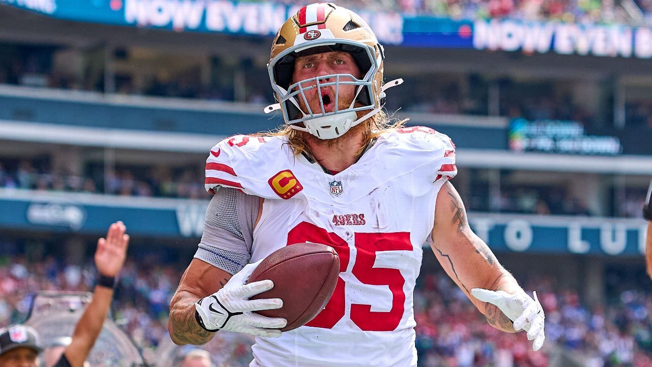 49ers Predicted to Trade for 30-TD TE With George Kittle Placed on IR