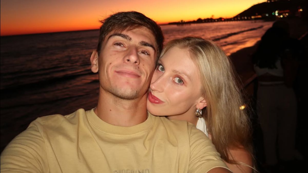 Matteo Arnaldi and his partner Mia Savio