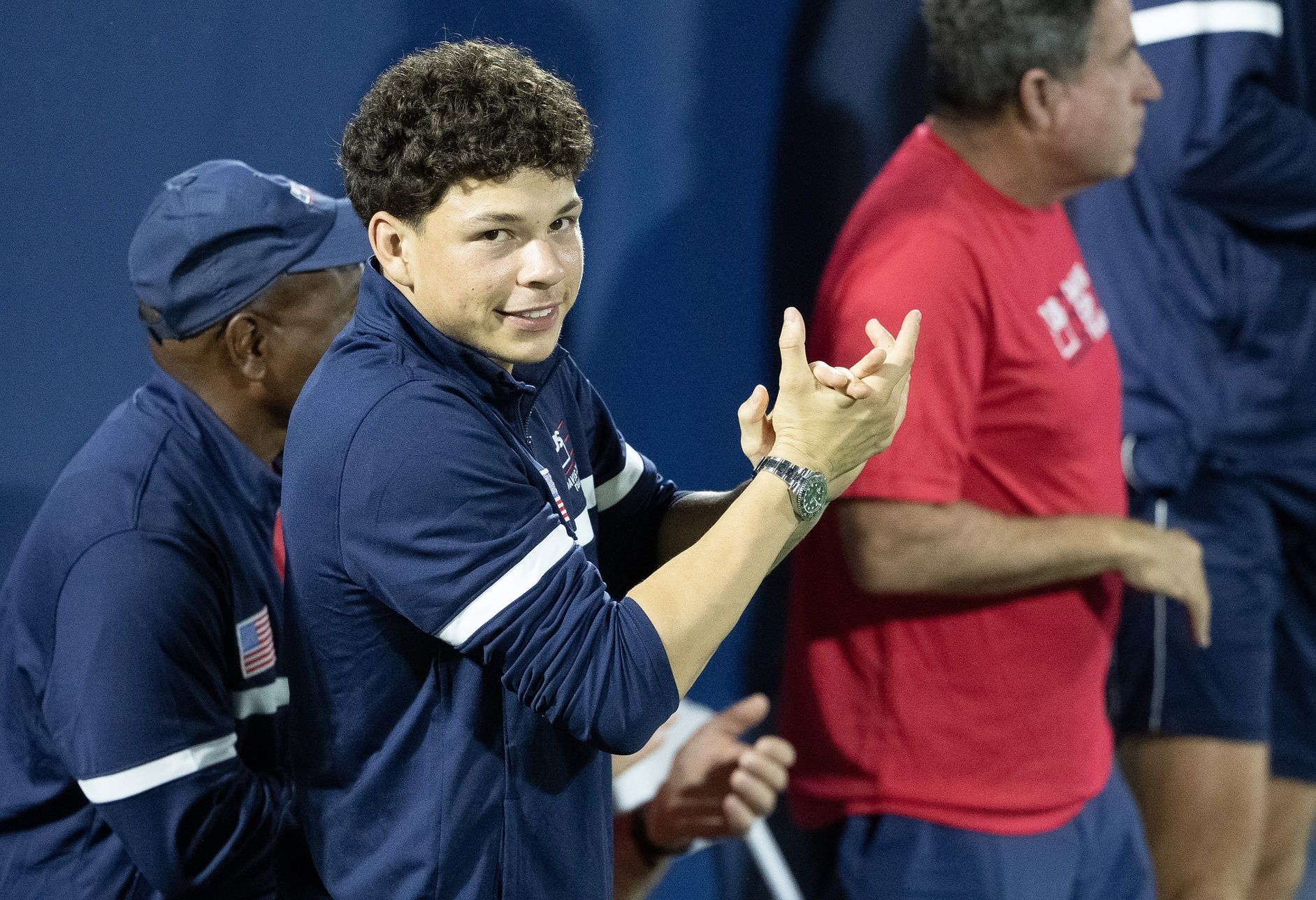 Ben Shelton in Attendance at USA's Davis Cup Tie vs Czech Republic Days  After Withdrawal