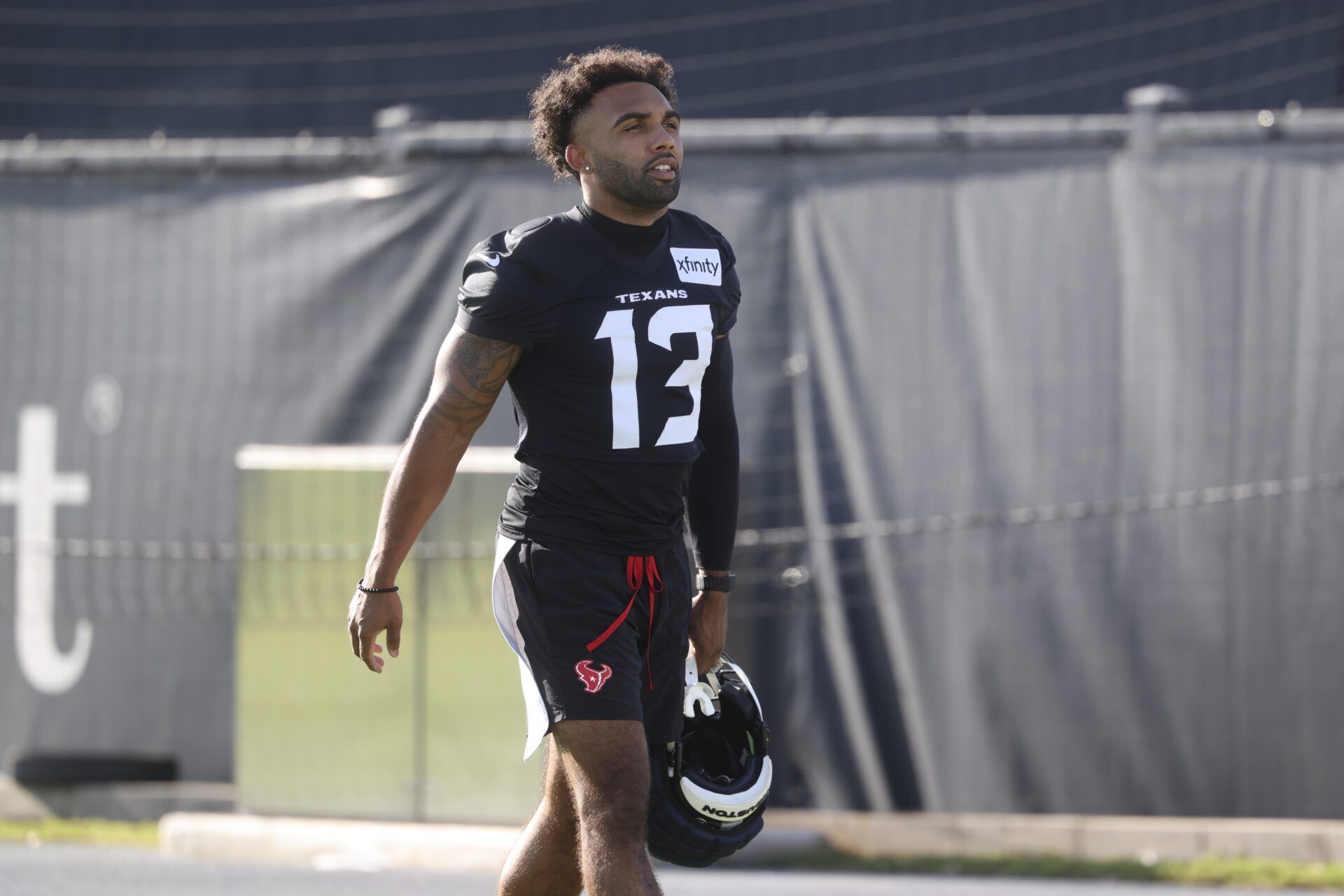 Houston Texans wide receiver Christian Kirk (13) during training camp at Houston Methodist Training Center.