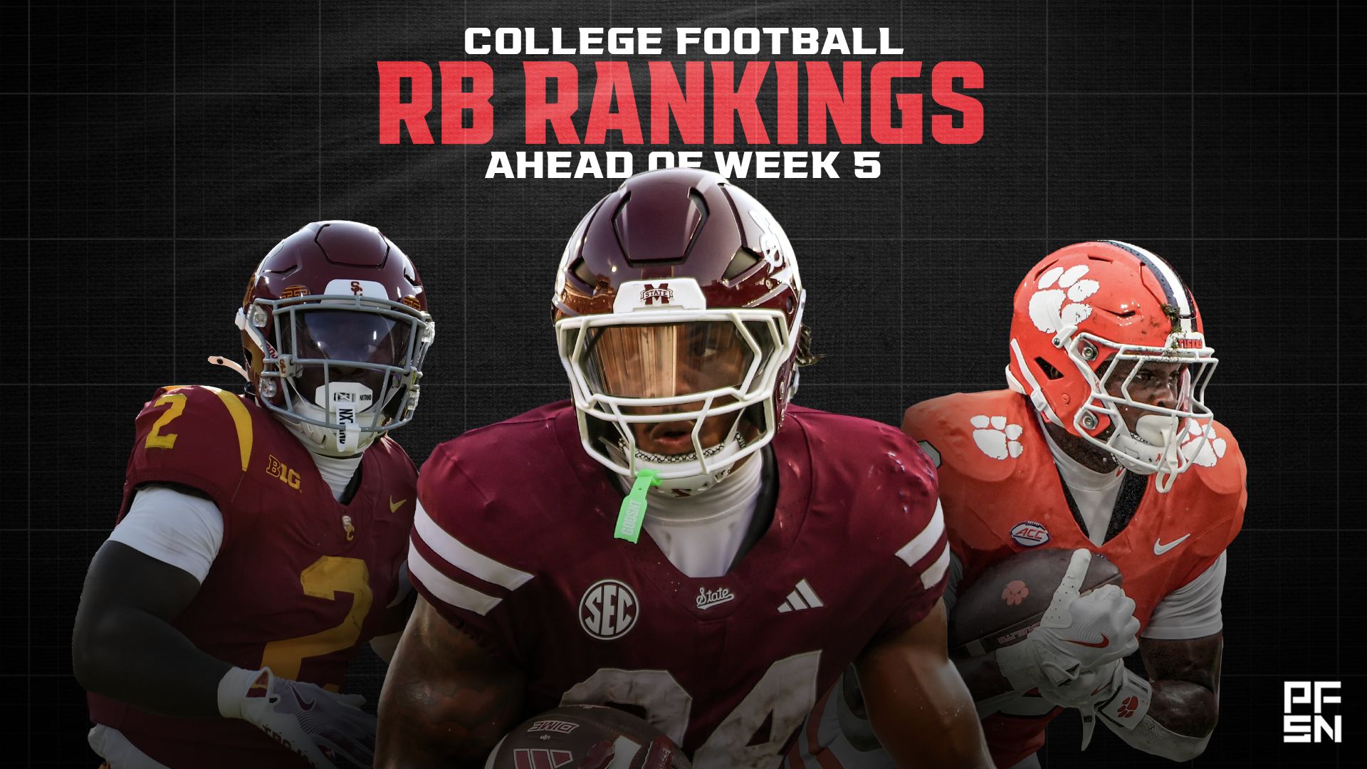 College Football RBi Rankings Ahead of Week 5: Adam Randall, Waymond Jordan Climb the Rankings