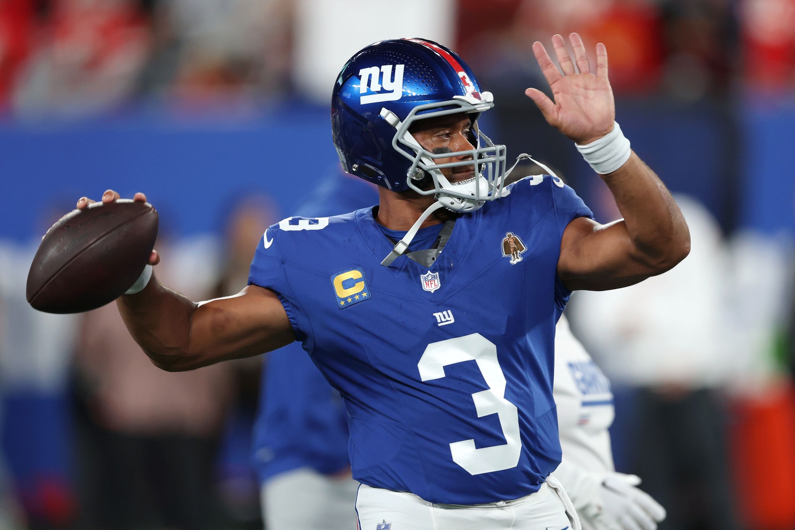 NFL Insider Speculates Russell Wilson Getting Traded to AFC Team After Jaxson  Dart Becomes Giants' QB1