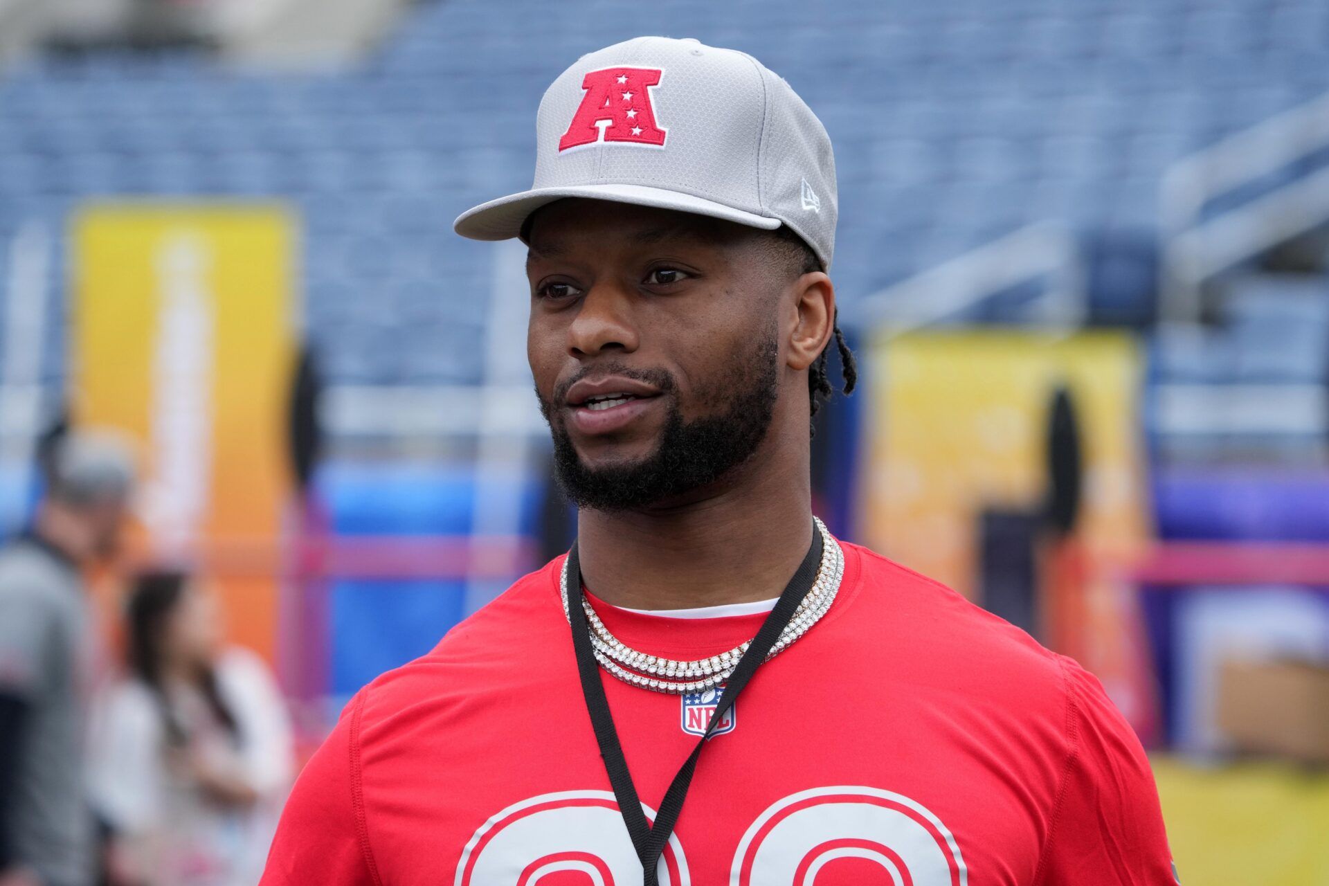 Houston Texans running back Joe Mixon (28) during AFC Practice for the Pro Bowl Games at Camping World Stadium.