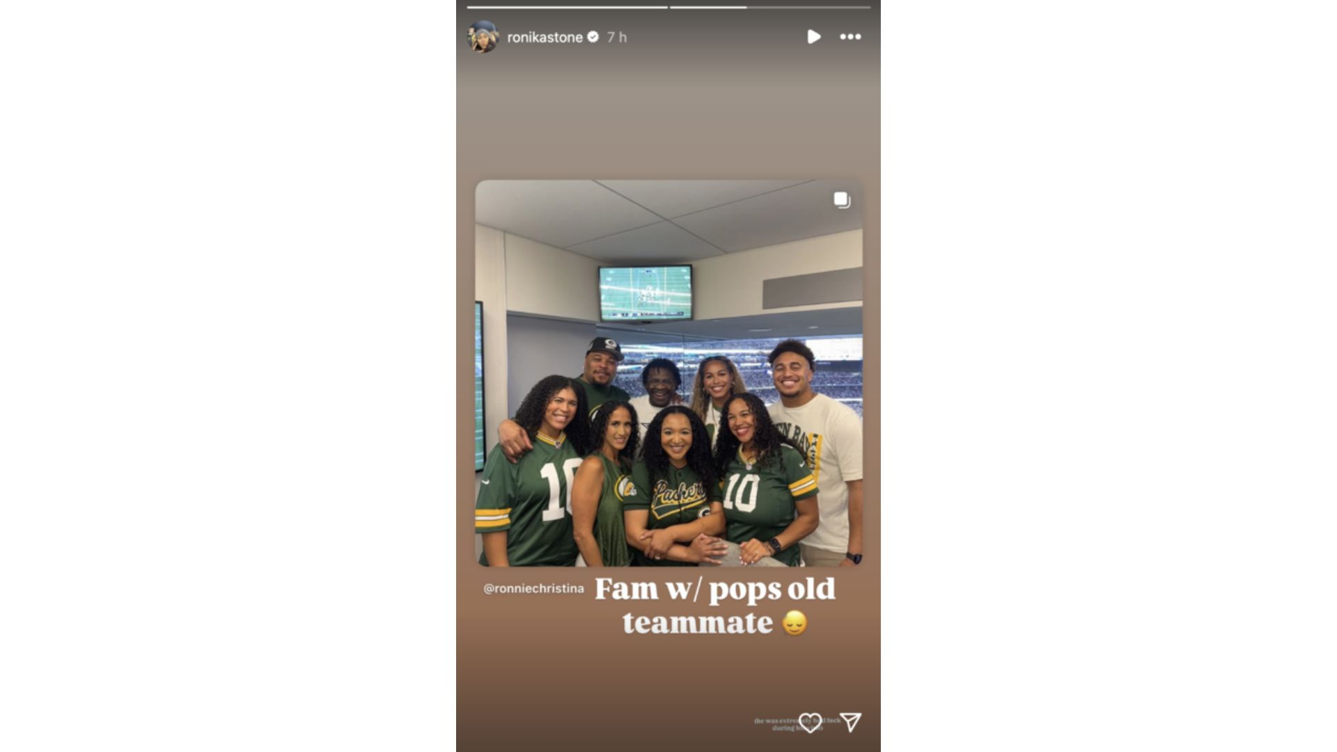 Packers QB Jordan Love's Wife Ronika and Family Enjoyed Wholesome Interaction With Cowboys Legend