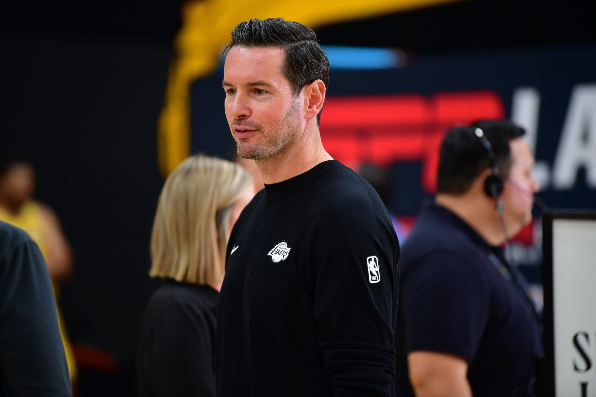 Los Angeles Lakers head coach JJ Redick during media day at UCLA Health Training Center.